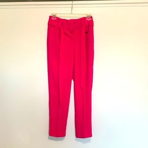Express Ankle high rise pants. Brand new, Size 00S, Pink, 100%polyester